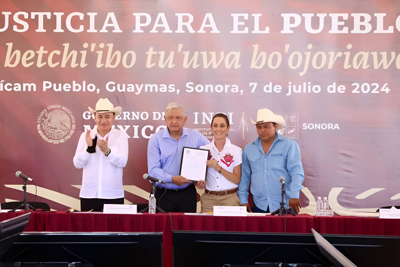 La Cuarta Transformación Garantiza Continuidad del Plan de Justicia Yaqui