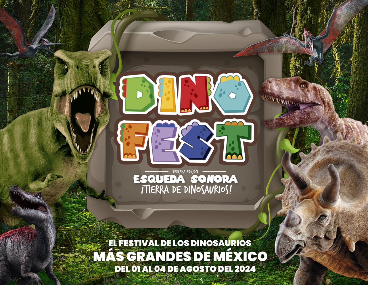 Invita Secretaria de Turismo de Sonora al “Dino Fest: Esqueda 2024”