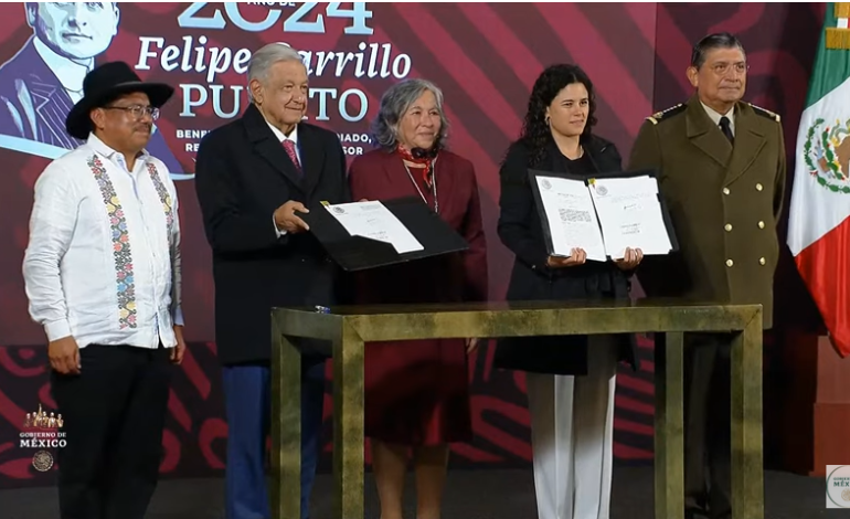 AMLO Firma Reformas a la Guardia Nacional y a los Pueblos Indígenas