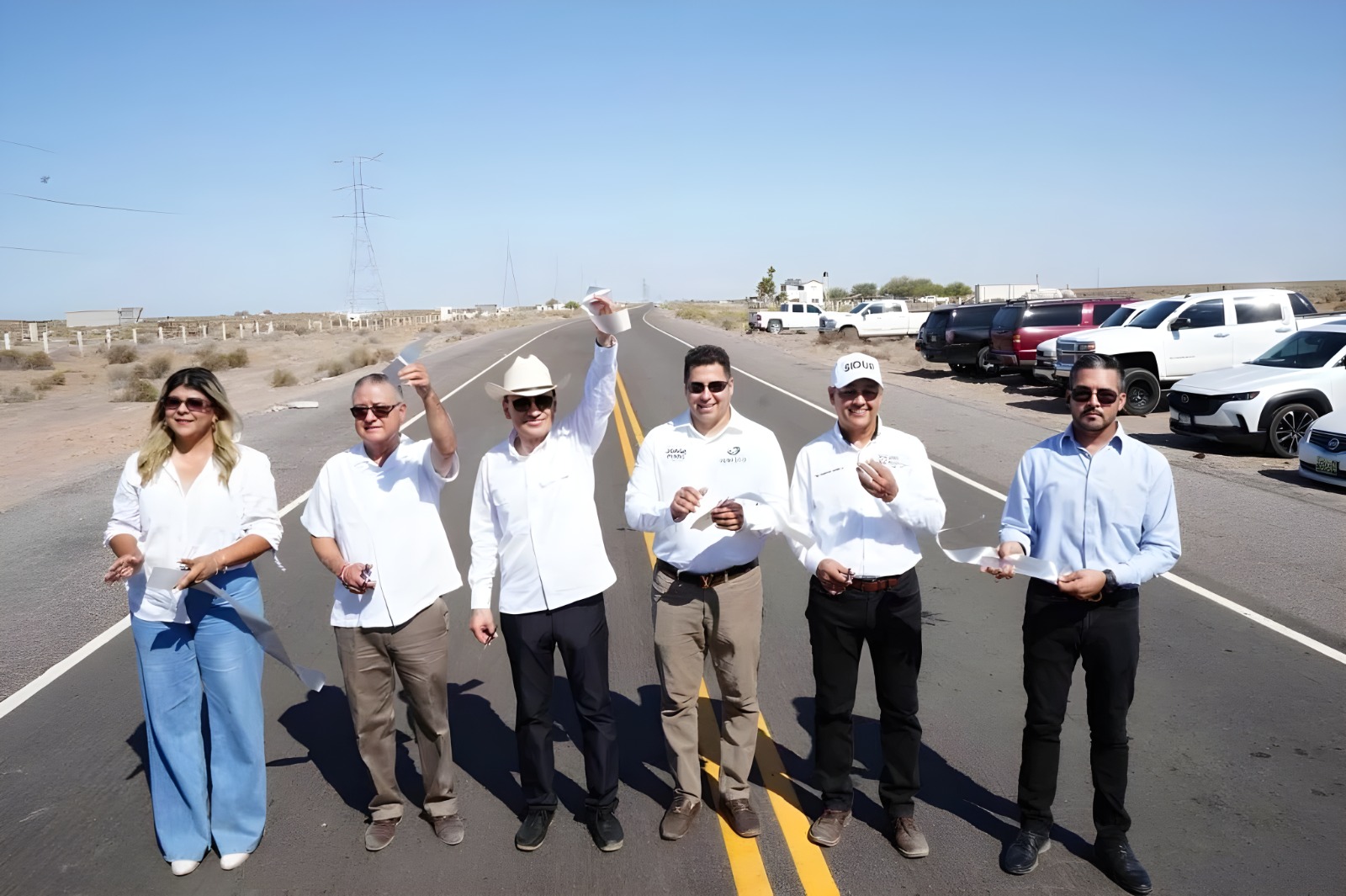 Inaugura Alfonso Durazo Rehabilitación de Carretera Puerto Peñasco – Golfo de Santa Clara