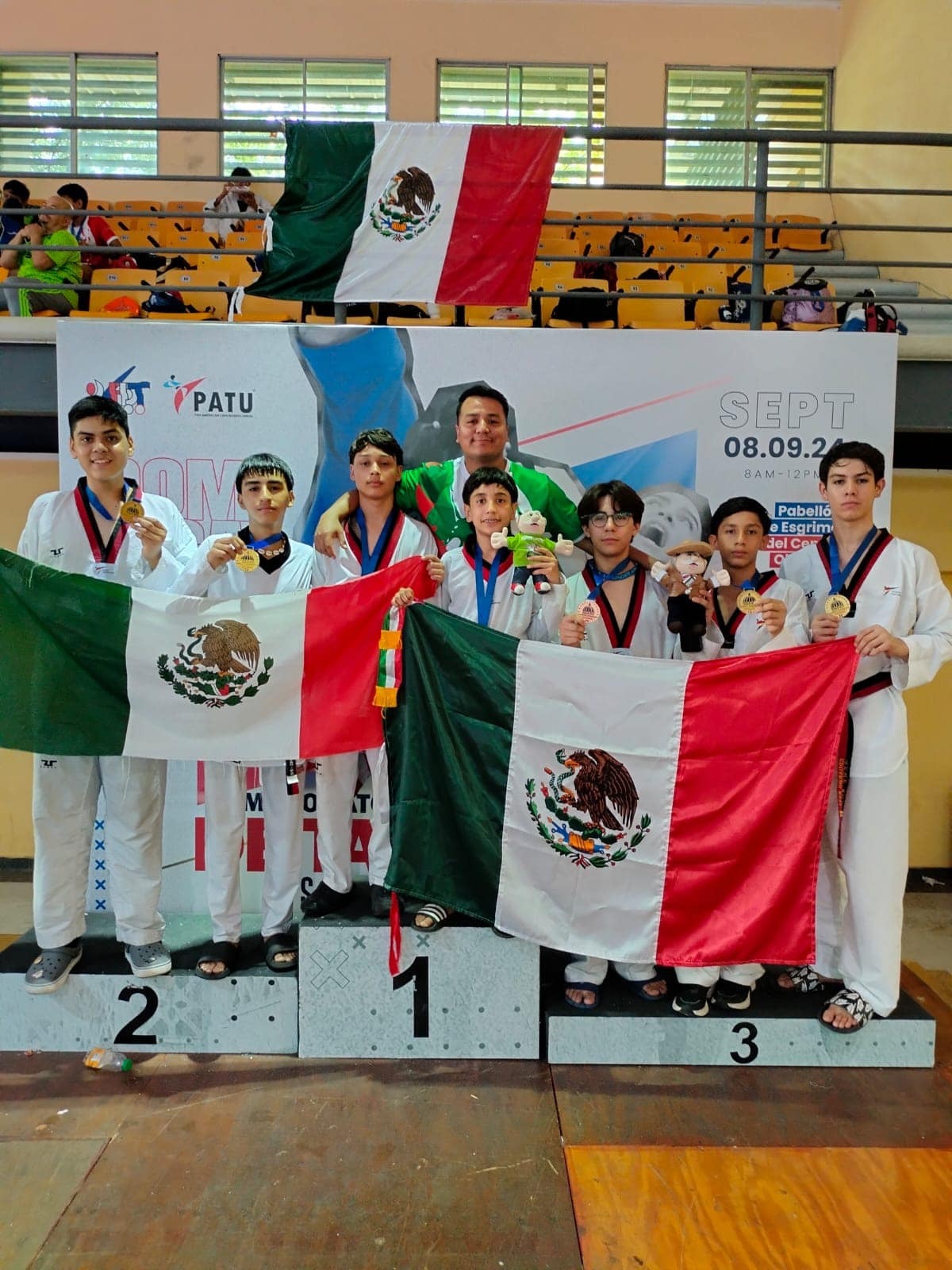 Alumnos Sonorenses Conquistan el Campeonato Internacional de Taekwondo Escolar en Santo Domingo