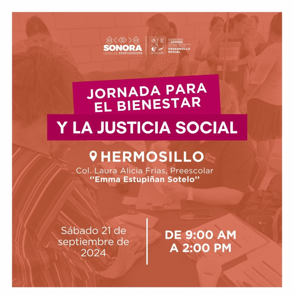 Gobierno de Sonora Anuncia Jornada de Bienestar y Justicia Social con Más de 50 Servicios Gratuitos en Hermosillo