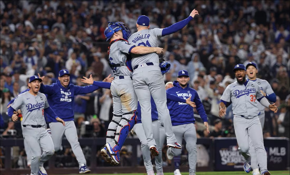 ¡Dodgers campeones de la Serie Mundial!