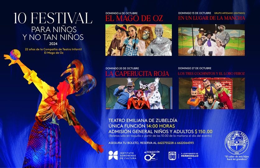 ¡No Te Pierdas el 10° Festival para Niños y No Tan Niños!