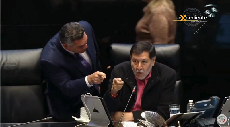 Confrontación entre Noroña y “Alito” en el Senado: “¡No me grite!” y “¡No me ponga el dedo encima!” (Video)