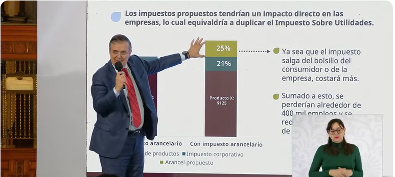 El impacto de los Aranceles que propone Donald Trump es “Un Tiro en el PIE”, Marcelo Ebrard