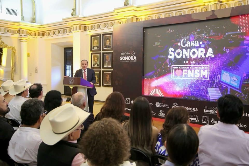 Impulsa gobernador proyección de Sonora en la Feria de San Marcos
