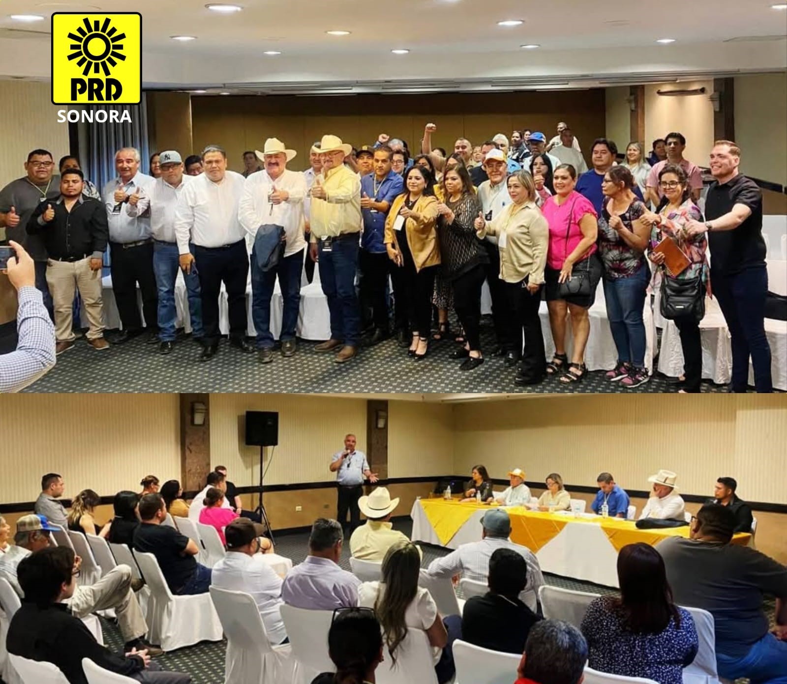 Toma de protesta del nuevo Consejo Estatal del PRD Sonora.