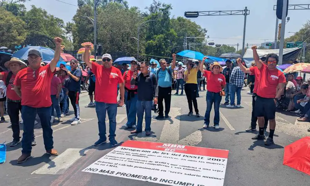 CNTE reclama a Sheinbaum promesa de abrogación de la Ley del ISSSTE 2007