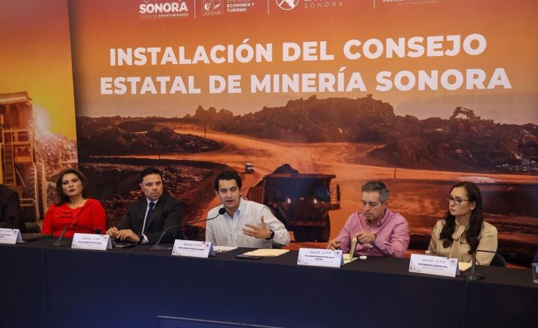 Instalan Consejo Estatal de Minería