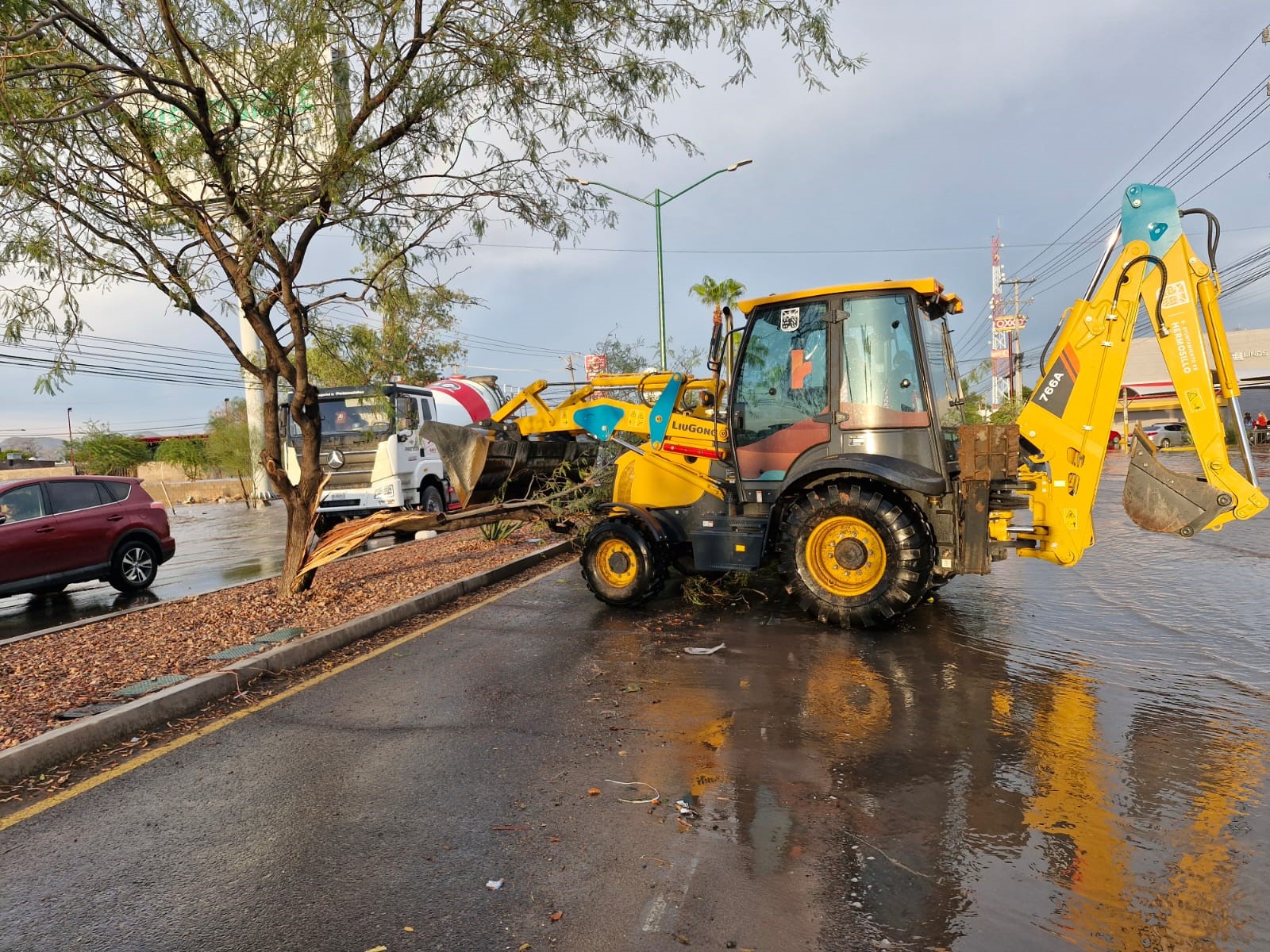 Atiende Protección Civil 57 reportes por lluvias y vientos en Hermosillo