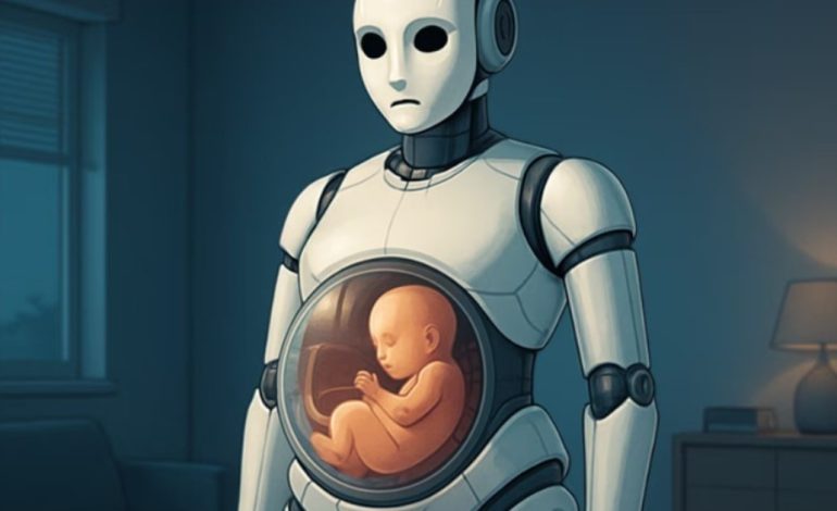 Crean primer robot humanoide capaz de gestar y dar a luz un bebé humano