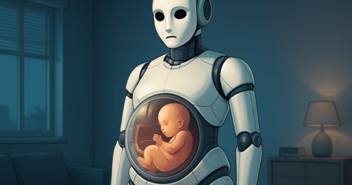 Crean primer robot humanoide capaz de gestar y dar a luz un bebé humano