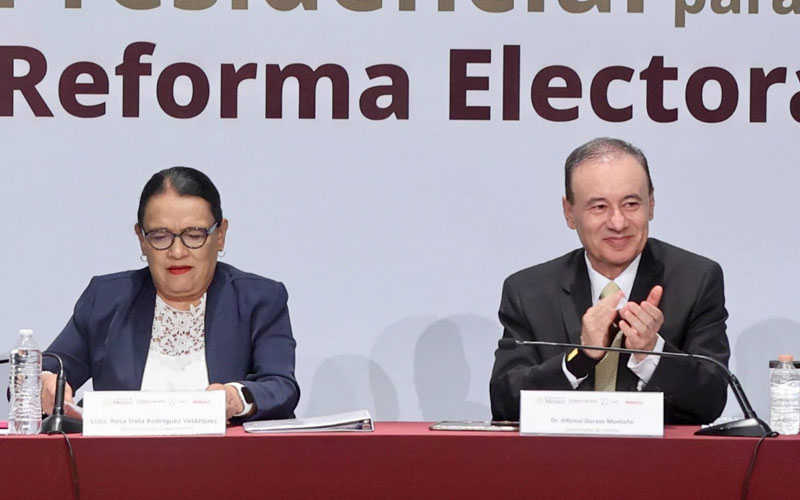 Gobernador Durazo y secretaria de Gobernación inician audiencias para la reforma electoral