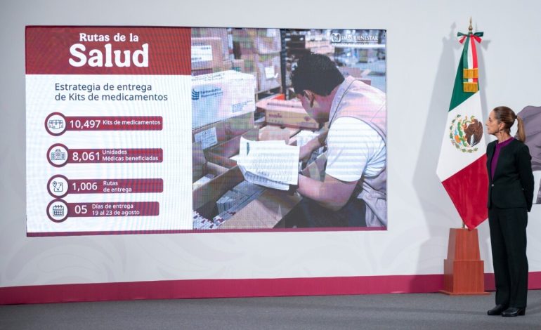 Rutas de la Salud han entrega más de 70 millones de medicamentos: IMSS – Bienestar