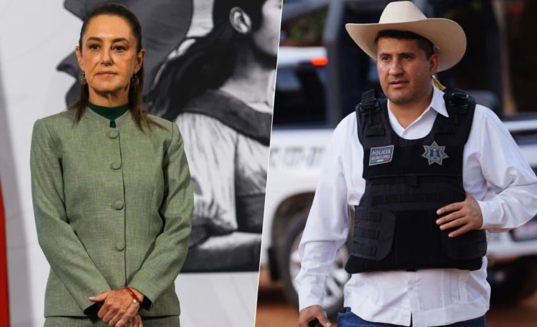 Claudia Sheinbaum condena el “vil asesinato” del alcalde de Uruapan