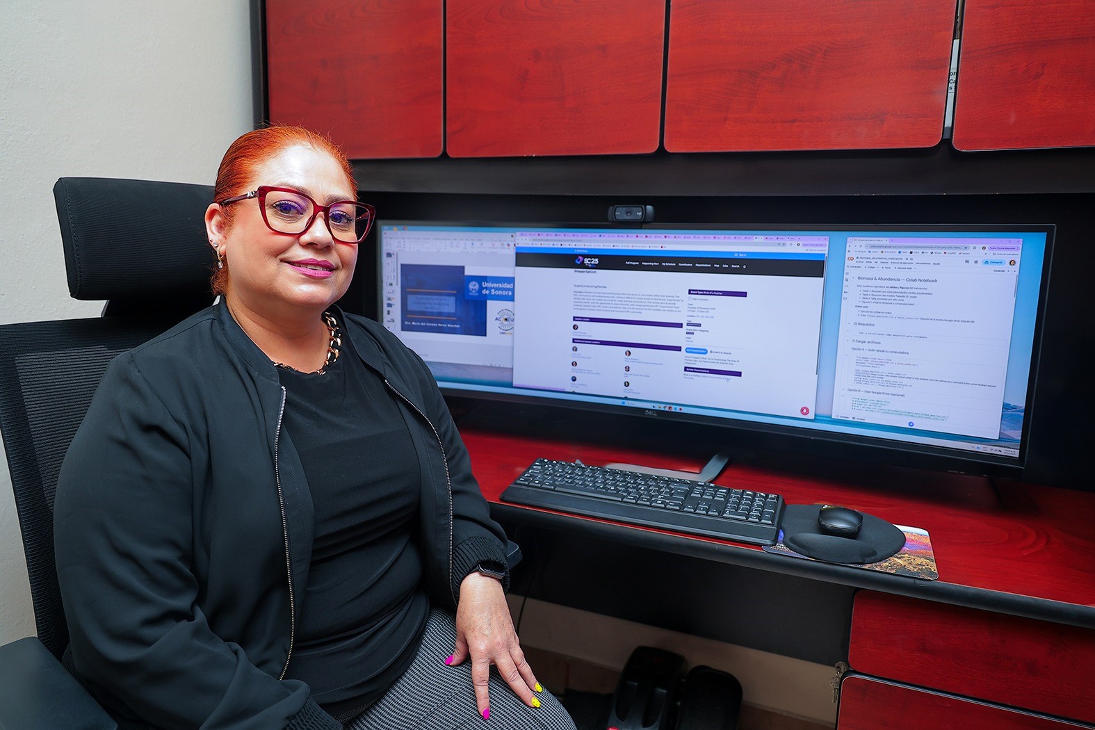 Docente de la UNISON invitada al evento de supercómputo