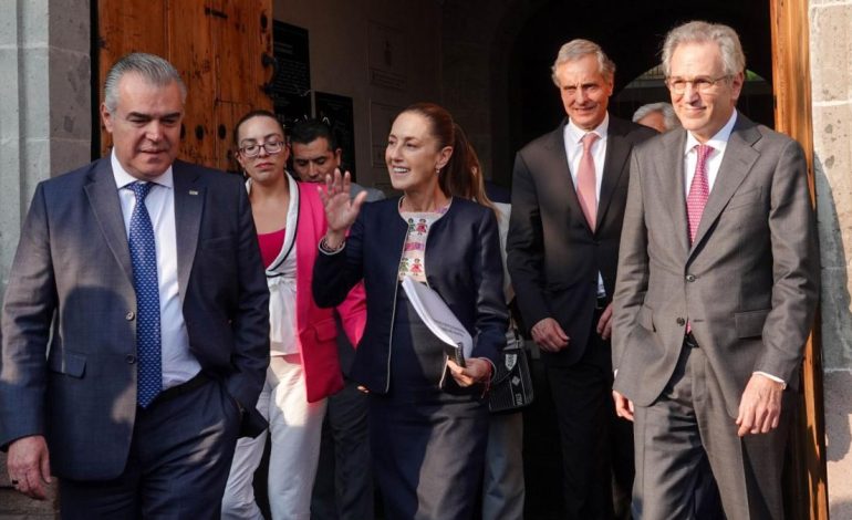 Consejo Mexicano de Negocios reitera confianza en Sheinbaum