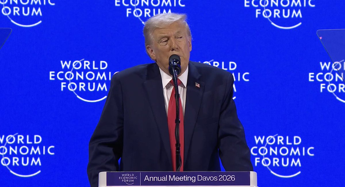 Donald Trump protagoniza discurso y genera polémica en el Foro Económico Mundial de Davos