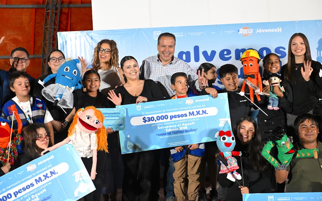 Ante sequía en Hermosillo, niños y jóvenes proponen: ¡Salvemos el AguaH!
