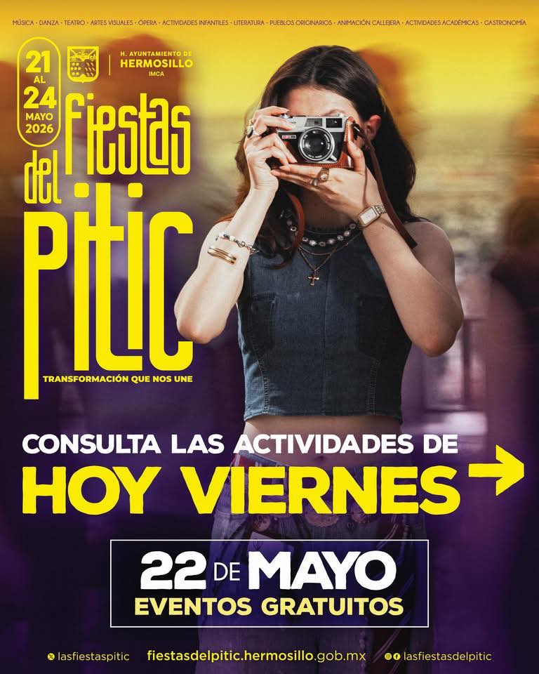 Continúan las Fiestas del Pitic 2026 con grandes artistas y actividades para toda la familia