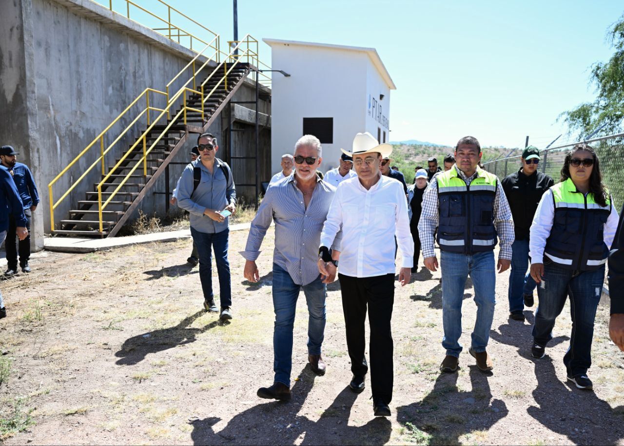 Gobernador Durazo arranca programa de saneamiento de agua en Nogales