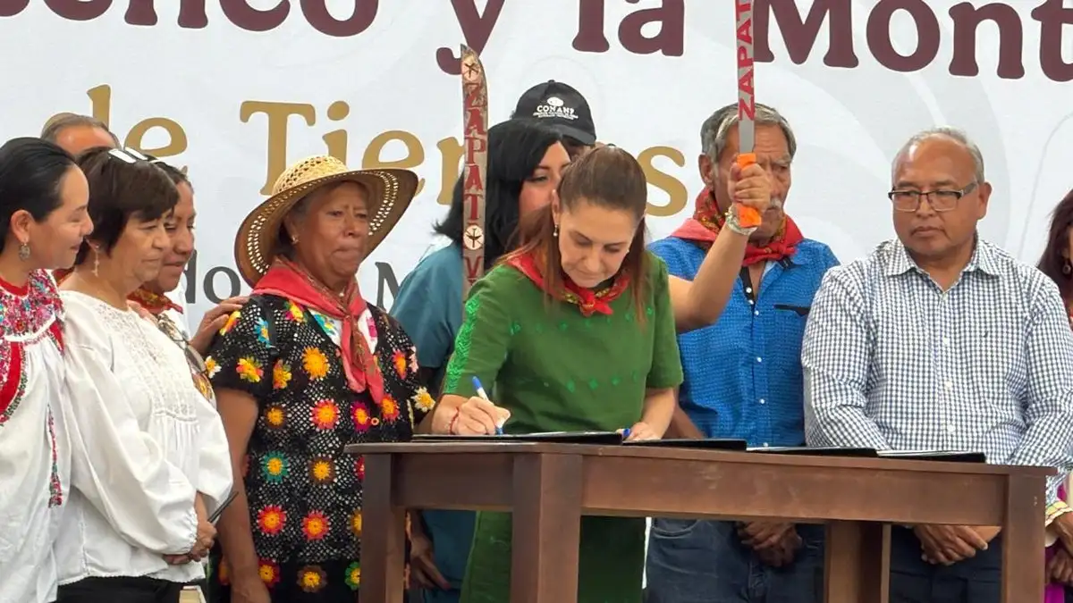 “¡Nunca más!” se reprimirá al pueblo, Sheinbaum a 20 años de Atenco