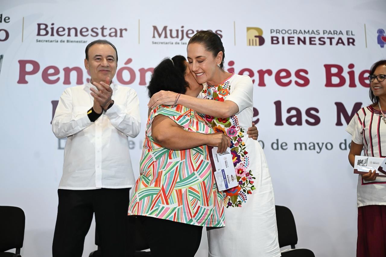 Sheinbaum y Durazo respaldan a más de 70 mil mujeres sonorenses con Pensión Bienestar