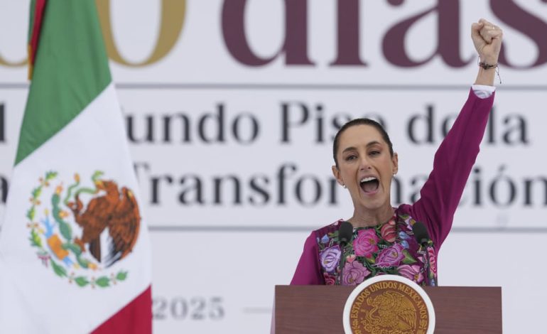 Fox y Calderón, represores y aliados de narcos, acusa presidenta Sheinbaum