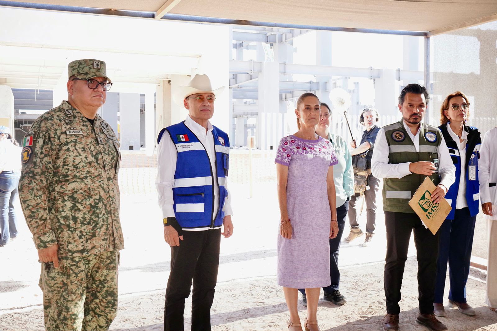 Supervisan Durazo y Sheinbaum nuevo Hospital del IMSS en SLRC…