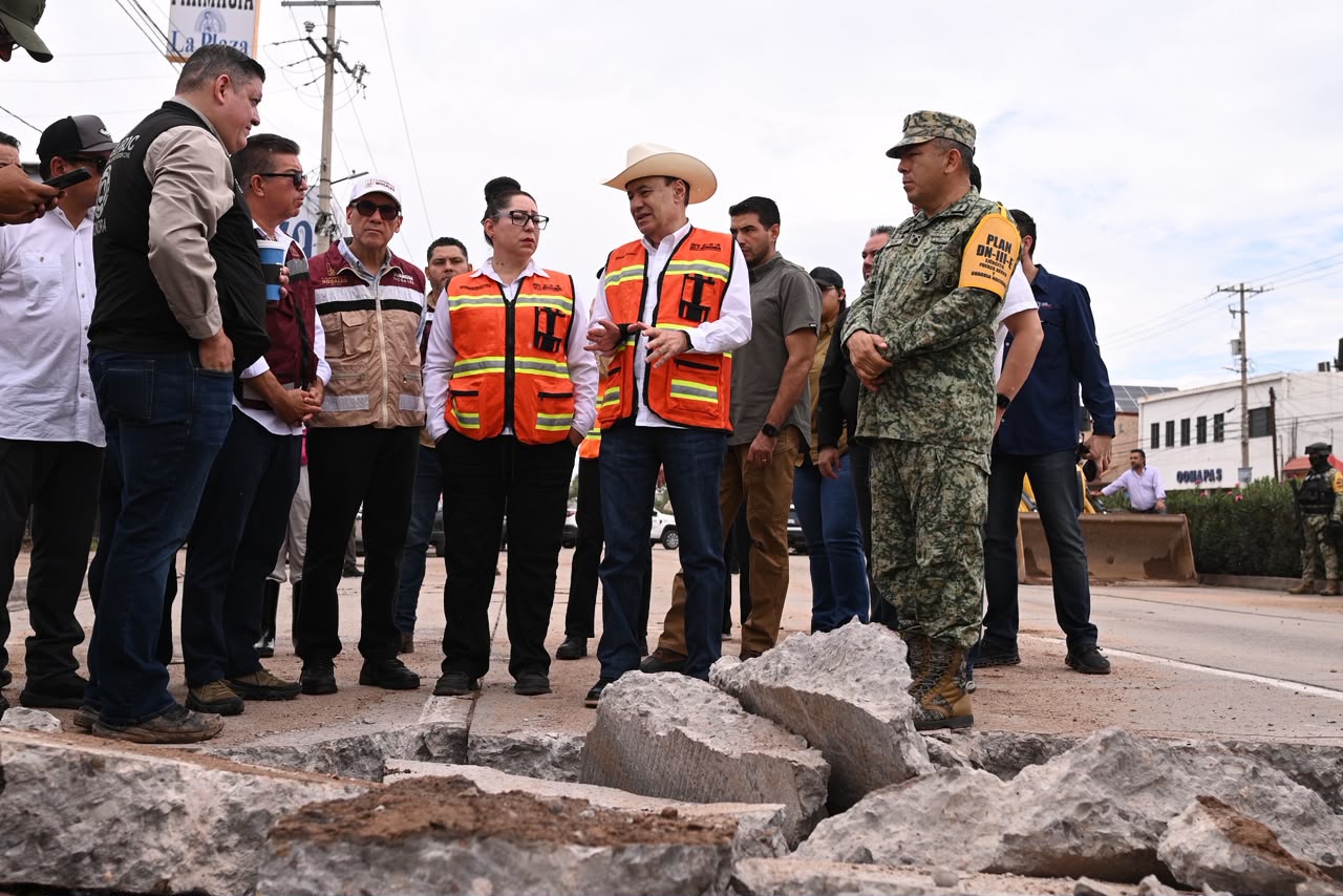 Gobernador Durazo: Acciones inmediatas por lluvias extraordinarias en Nogales