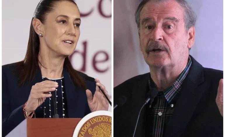 Vicente Fox “mete las manos al fuego” por Ruffo. “No se vaya a quemar…”: Sheinbaum
