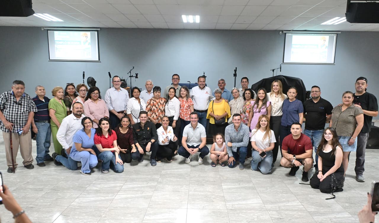 Cumple Toño Astiazarán con obra a la comunidad de la iglesia Betesda