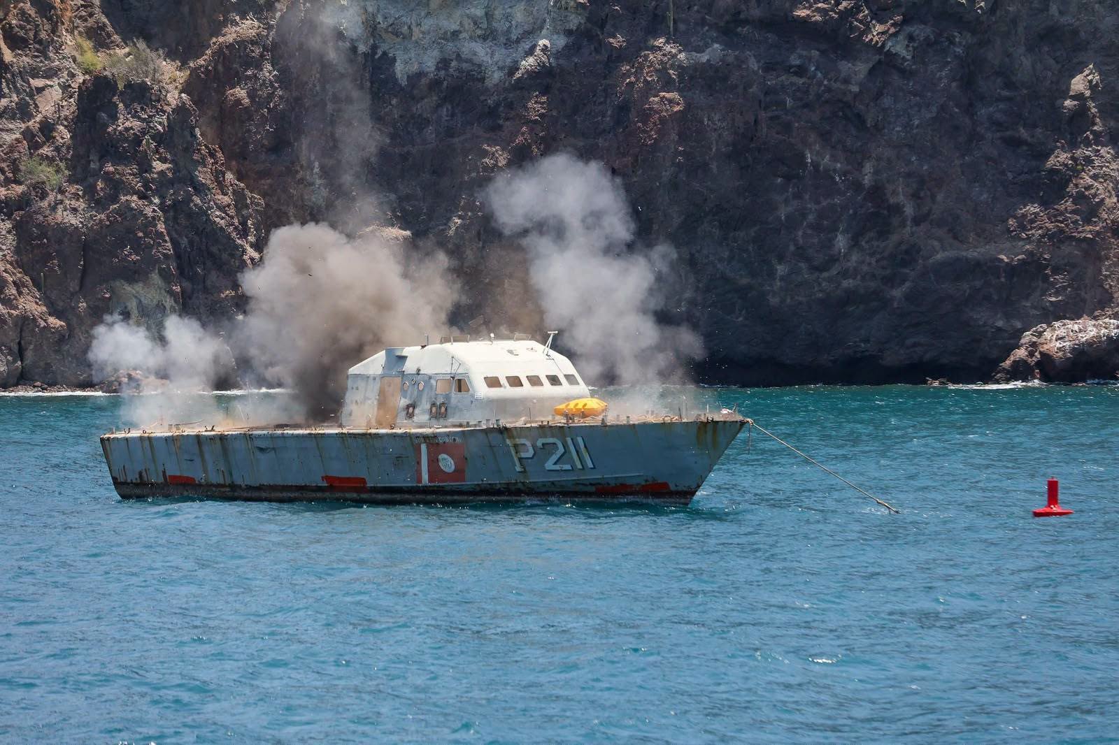 Fortalece Durazo sistema de arrecifes en Sonora con nuevo hundimiento de Ex buque ARM Mariscal