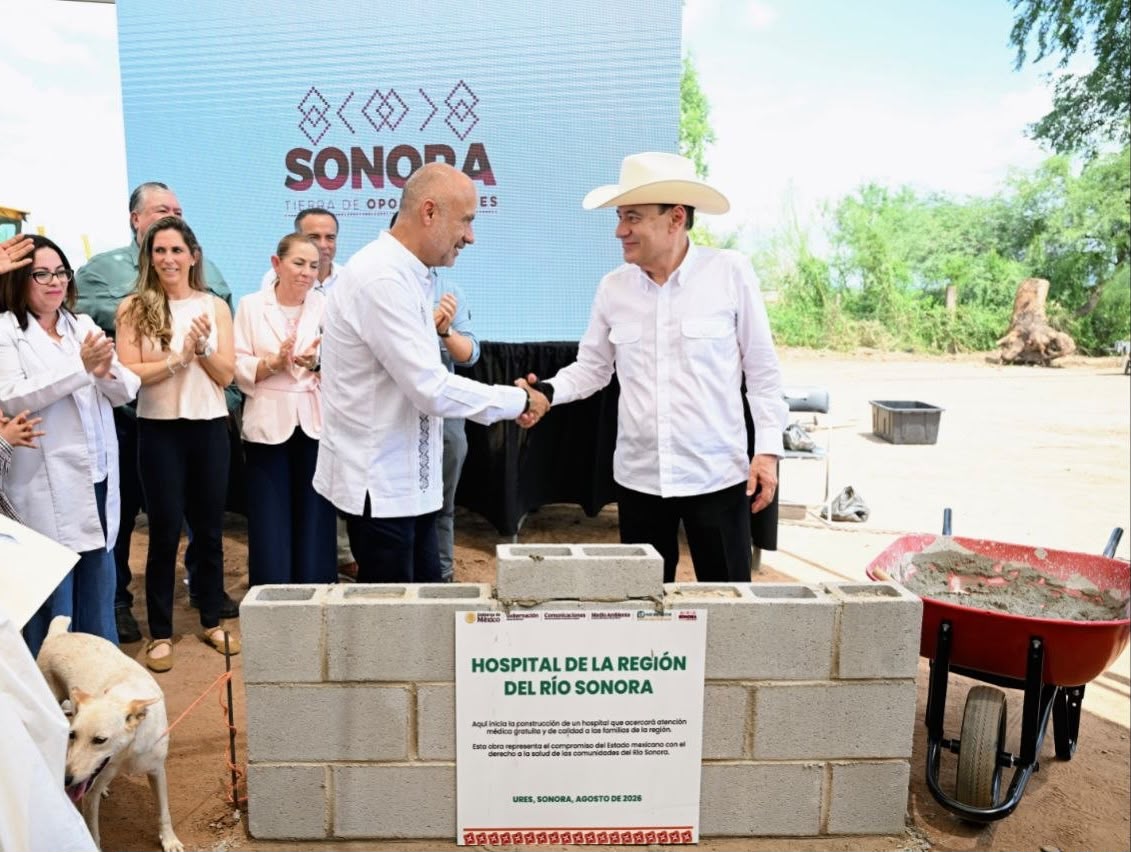 Tras 12 años de espera, inicia construcción de Hospital Regional del Río Sonora
