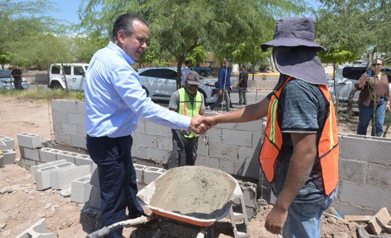 Supervisa Toño Astiazarán avance del 45% del parque para niñas y niños con autismo