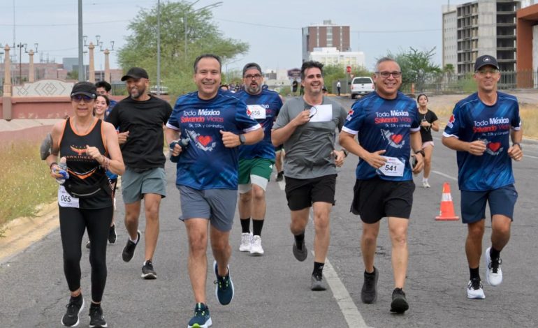 Reconoce Toño Astiazarán labor de Cruz Roja durante carrera “Todo México Salvando Vidas”