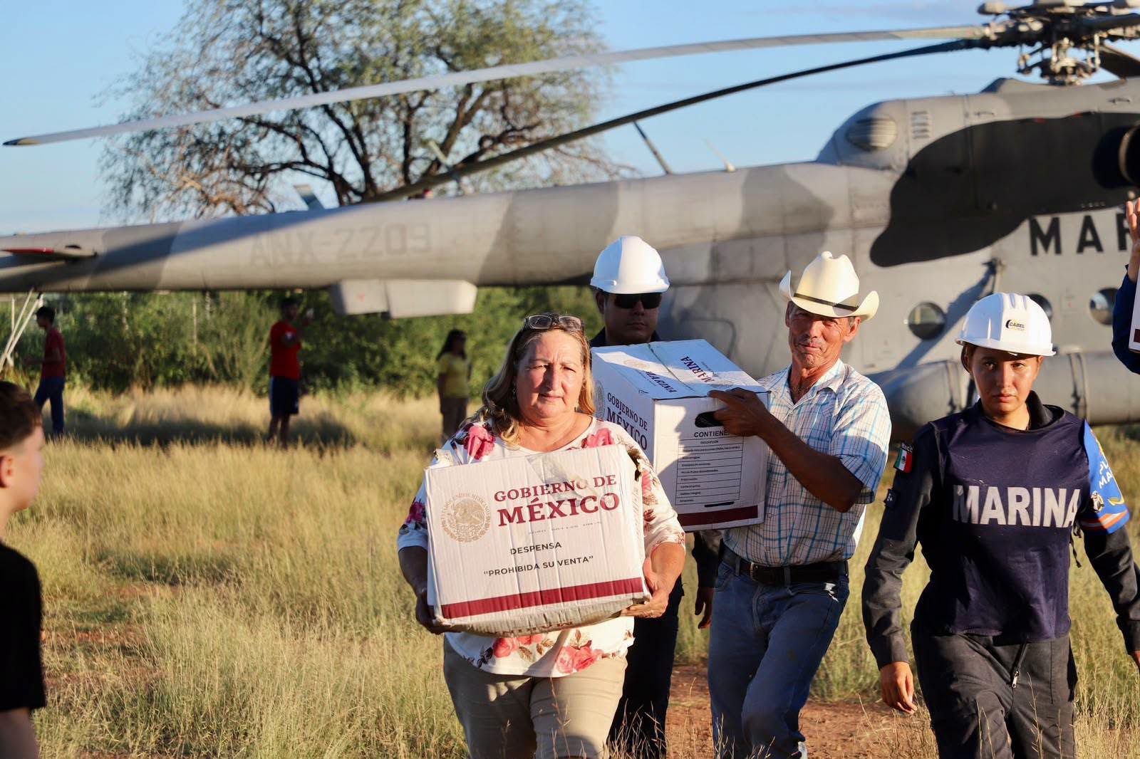 Mantiene Gobierno de Sonora atención en comunidades afectadas por el huracán Polo