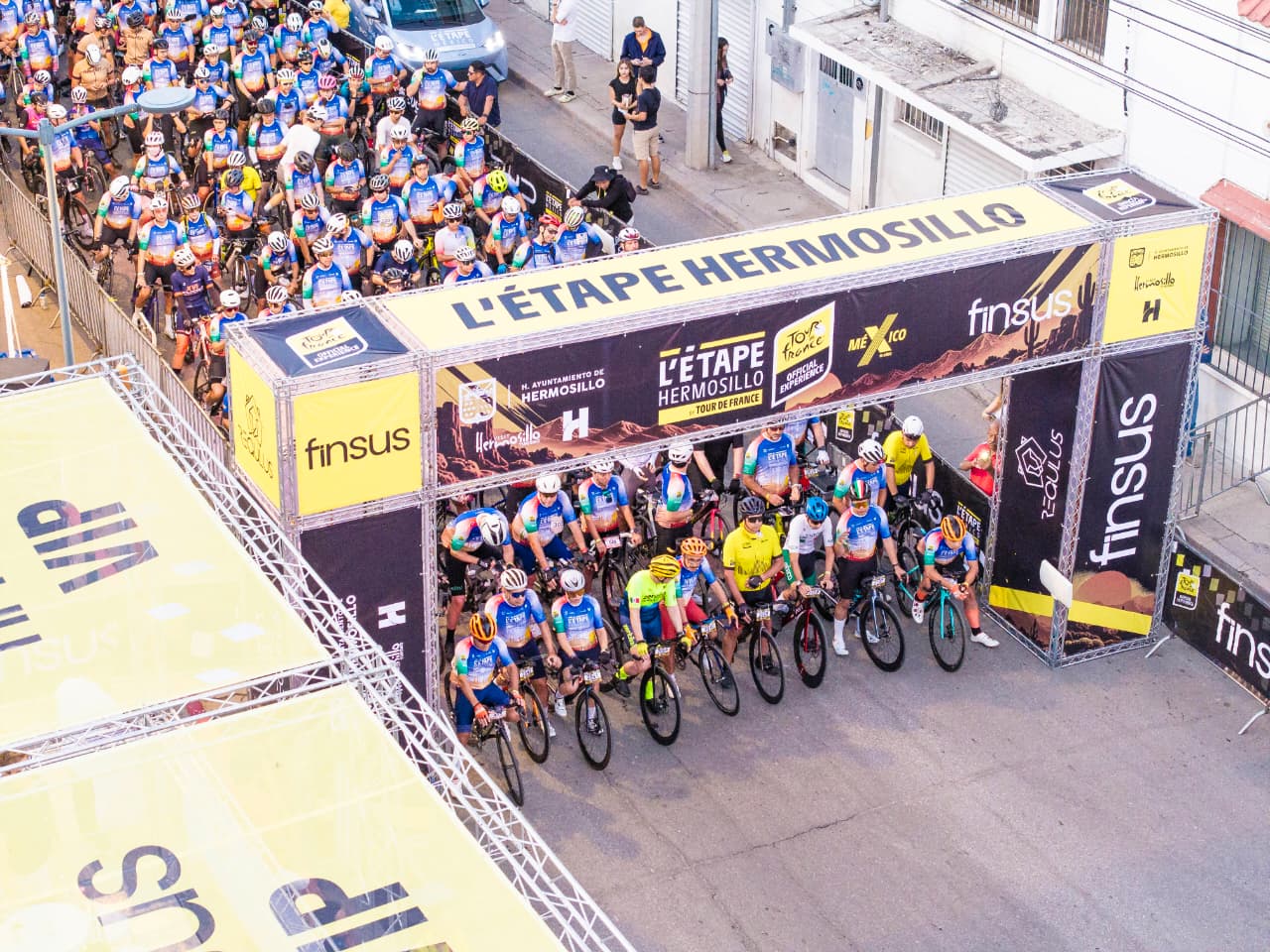 Da Toño Astiazarán banderazo de salida a L’Étape by Tour de France en Hermosillo