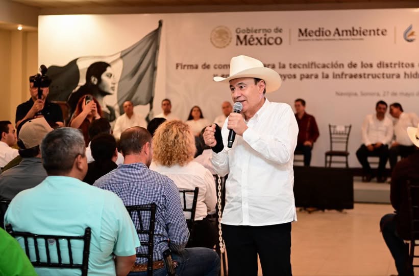 Destinan Durazo y Sheinbaum 5 mil millones para tecnificación de riego en el Mayo y Yaqui