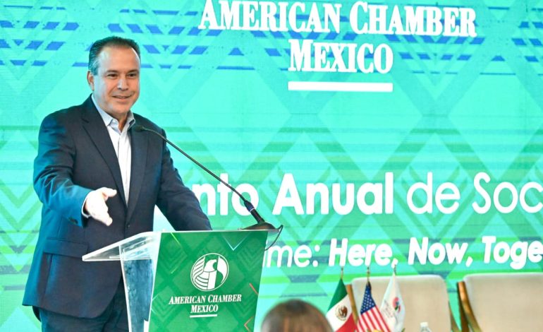 Destaca Toño Astiazarán liderazgo económico de Hermosillo en el encuentro de Amcham