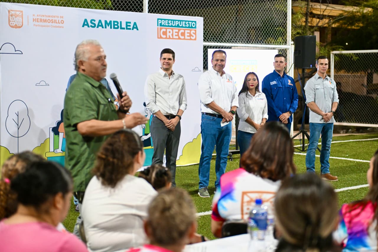 Con el Presupuesto CRECES da Toño Astiazarán poder de decisión en obras a hermosillenses
